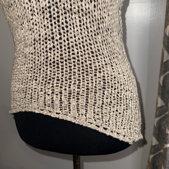 Express Y2K Loose Knit Sweater Racer Back Tank SZ XS - Picture 3 of 8